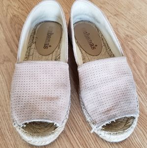 Anthropologie Cubanas Peep-Toe Espadrilles